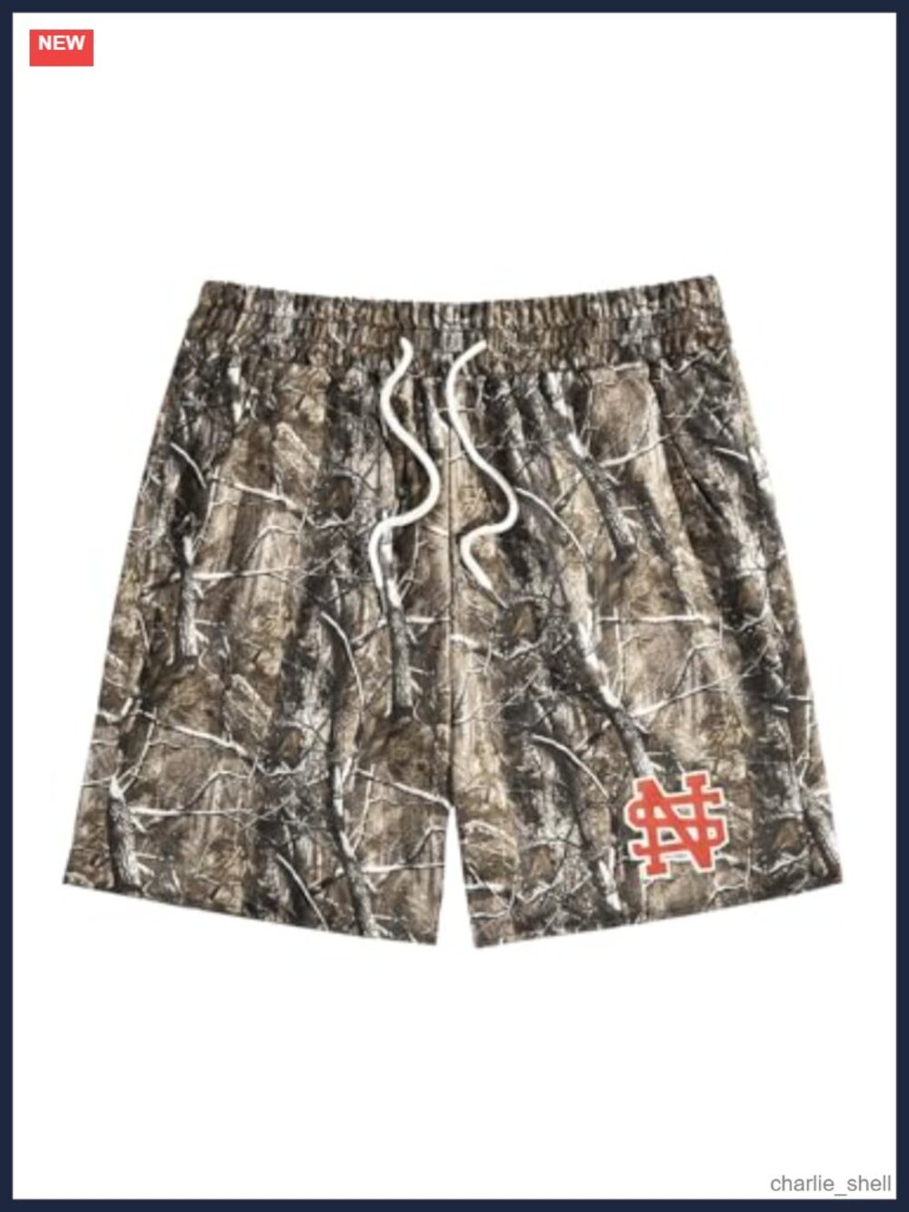 Men's Camo Sweatshorts Drawstring Athletic Quick Dry Workout Shorts Knee Length